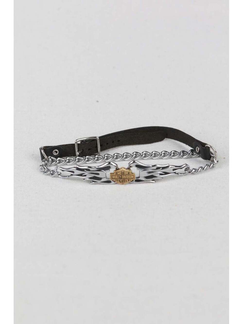 00's Harley Davidson Tribal Flame Neck Choker